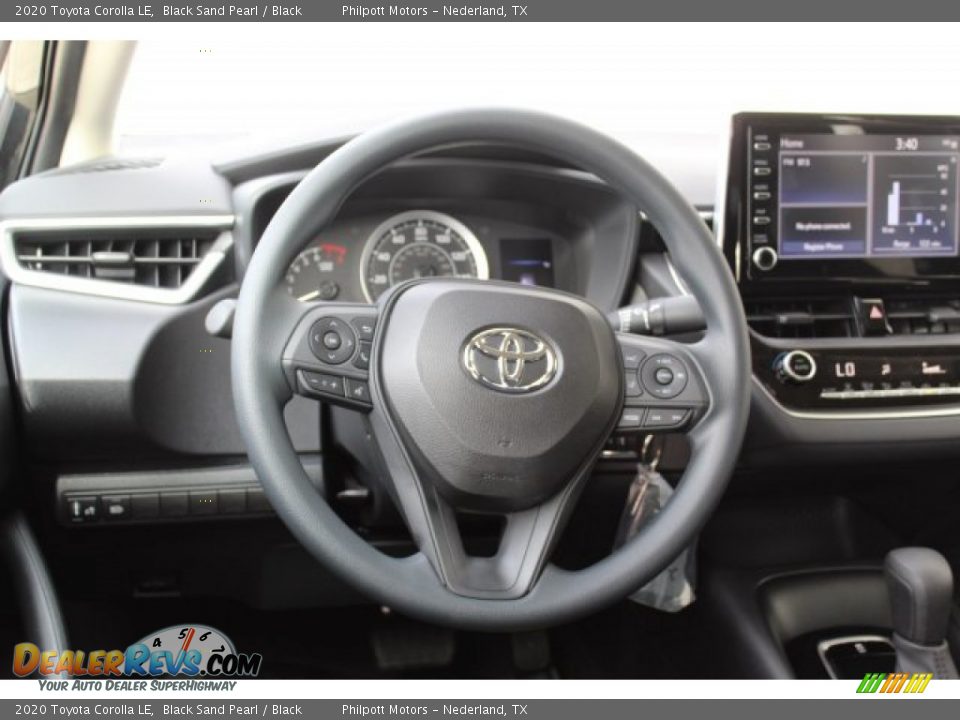 2020 Toyota Corolla LE Black Sand Pearl / Black Photo #21