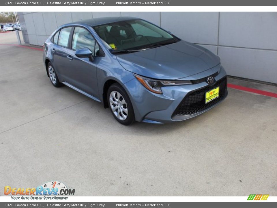 2020 Toyota Corolla LE Celestite Gray Metallic / Light Gray Photo #2