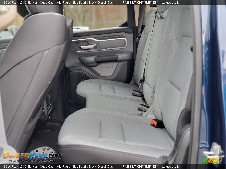 Rear Seat of 2020 Ram 1500 Big Horn Quad Cab 4x4 Photo #6