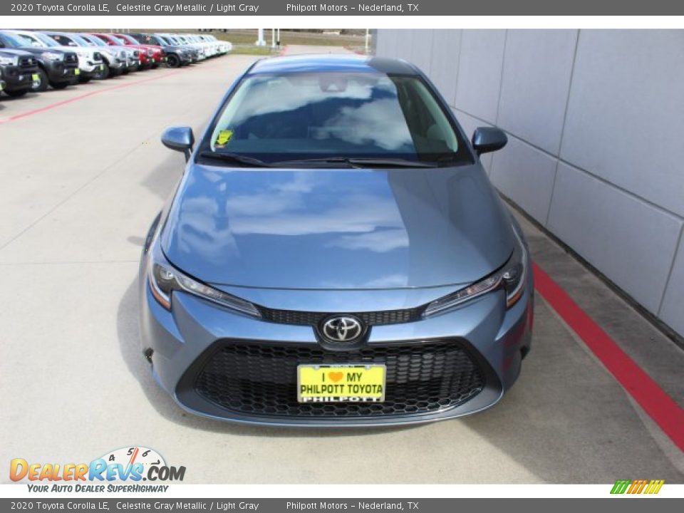 2020 Toyota Corolla LE Celestite Gray Metallic / Light Gray Photo #3