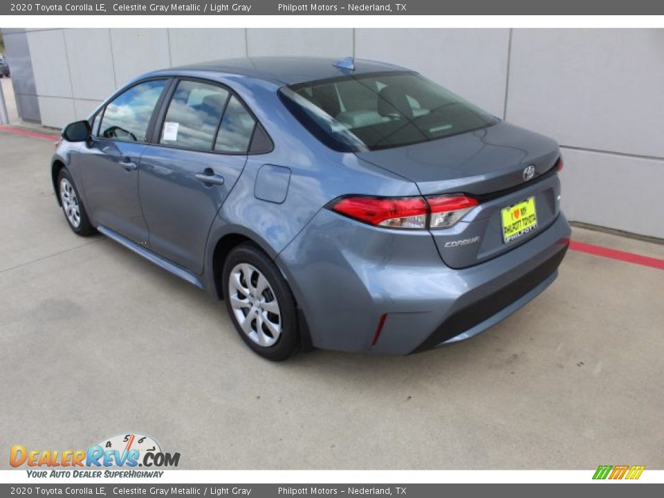 2020 Toyota Corolla LE Celestite Gray Metallic / Light Gray Photo #6