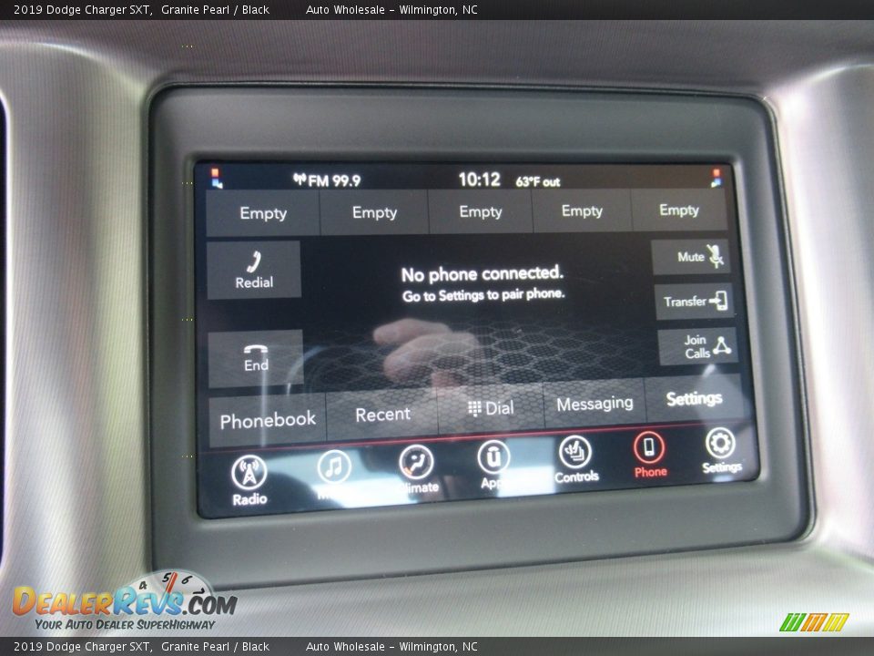 2019 Dodge Charger SXT Granite Pearl / Black Photo #16