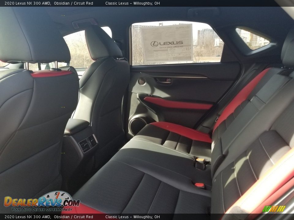 Rear Seat of 2020 Lexus NX 300 AWD Photo #4