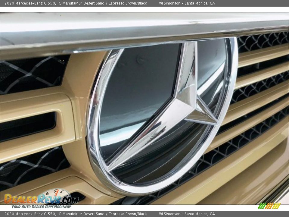 2020 Mercedes-Benz G 550 G Manufaktur Desert Sand / Espresso Brown/Black Photo #33