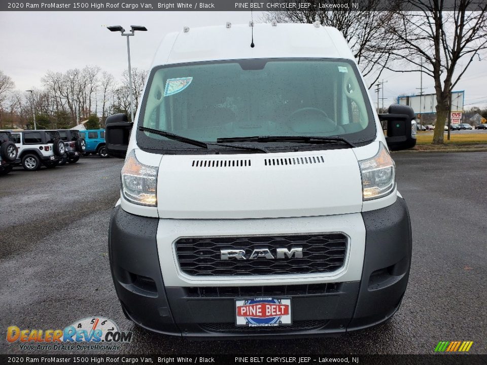 2020 Ram ProMaster 1500 High Roof Cargo Van Bright White / Black Photo #2