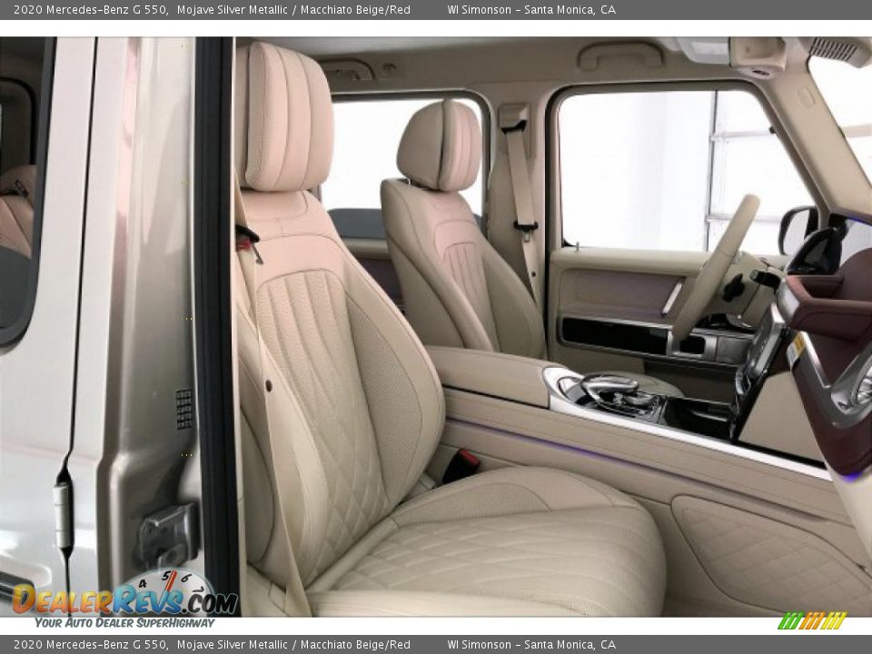 Macchiato Beige/Red Interior - 2020 Mercedes-Benz G 550 Photo #6