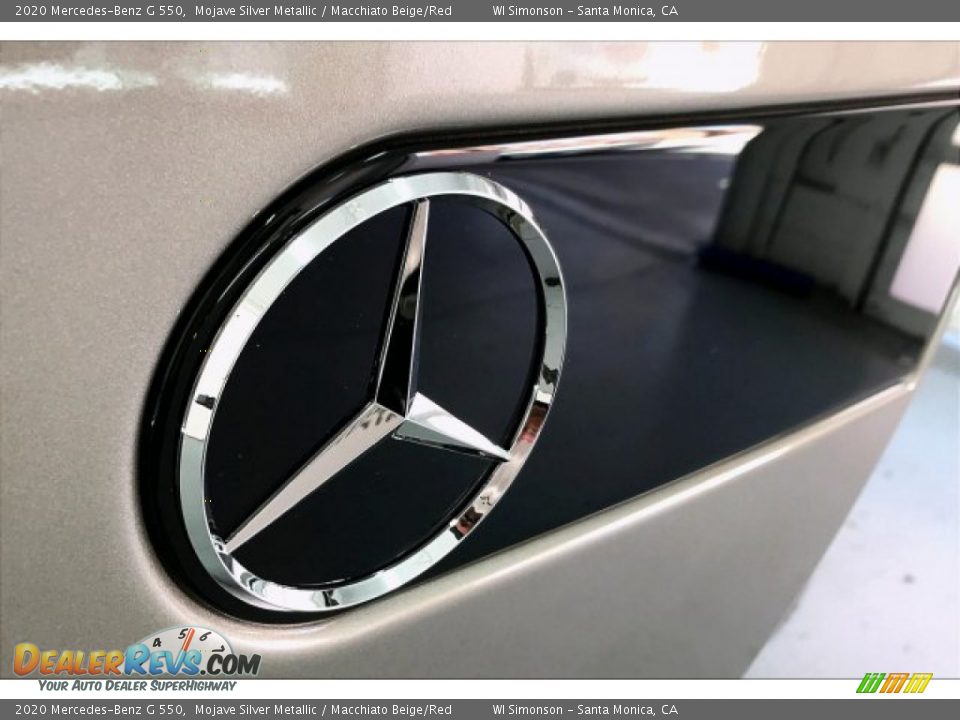 2020 Mercedes-Benz G 550 Mojave Silver Metallic / Macchiato Beige/Red Photo #7