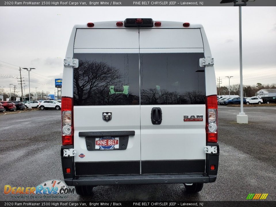 2020 Ram ProMaster 1500 High Roof Cargo Van Bright White / Black Photo #5