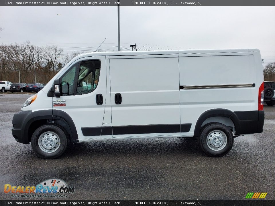 Bright White 2020 Ram ProMaster 2500 Low Roof Cargo Van Photo #3