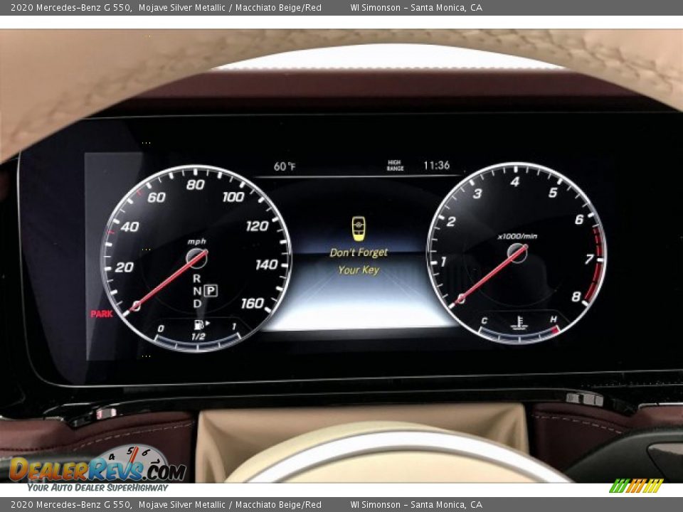 2020 Mercedes-Benz G 550 Gauges Photo #20