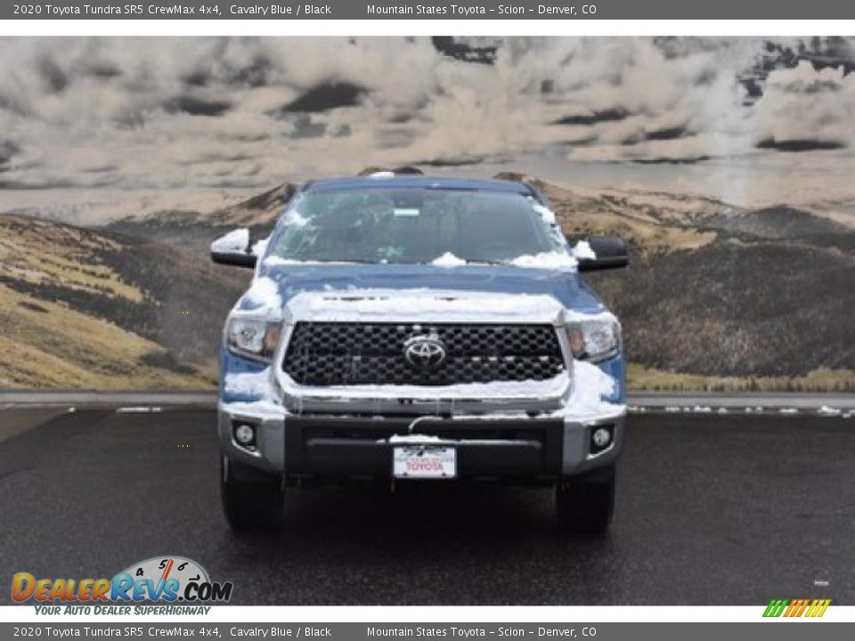 2020 Toyota Tundra SR5 CrewMax 4x4 Cavalry Blue / Black Photo #2
