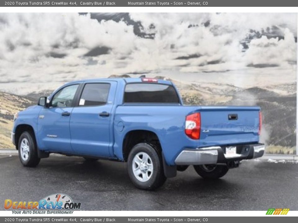 2020 Toyota Tundra SR5 CrewMax 4x4 Cavalry Blue / Black Photo #3