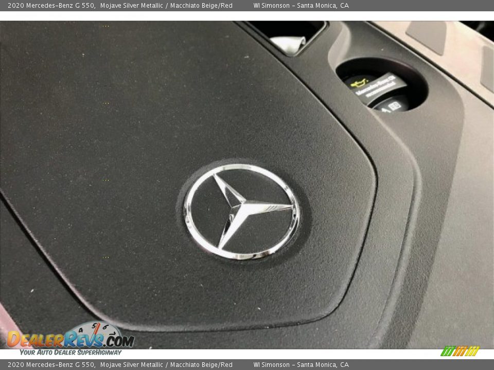 2020 Mercedes-Benz G 550 Mojave Silver Metallic / Macchiato Beige/Red Photo #31