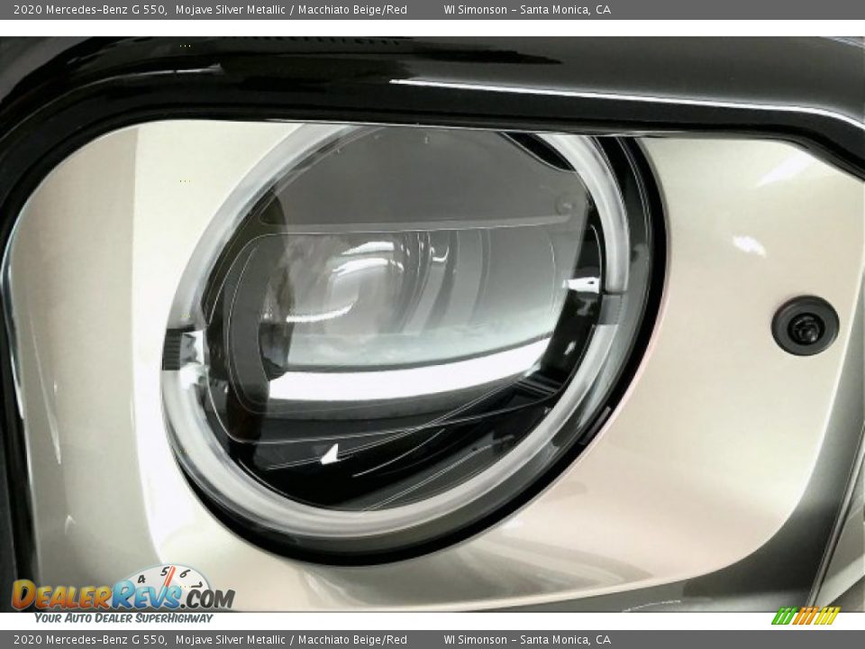 2020 Mercedes-Benz G 550 Mojave Silver Metallic / Macchiato Beige/Red Photo #32