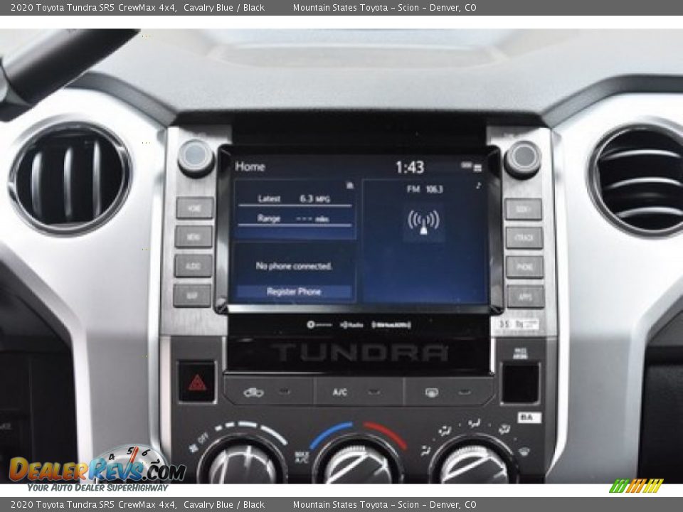 2020 Toyota Tundra SR5 CrewMax 4x4 Cavalry Blue / Black Photo #8