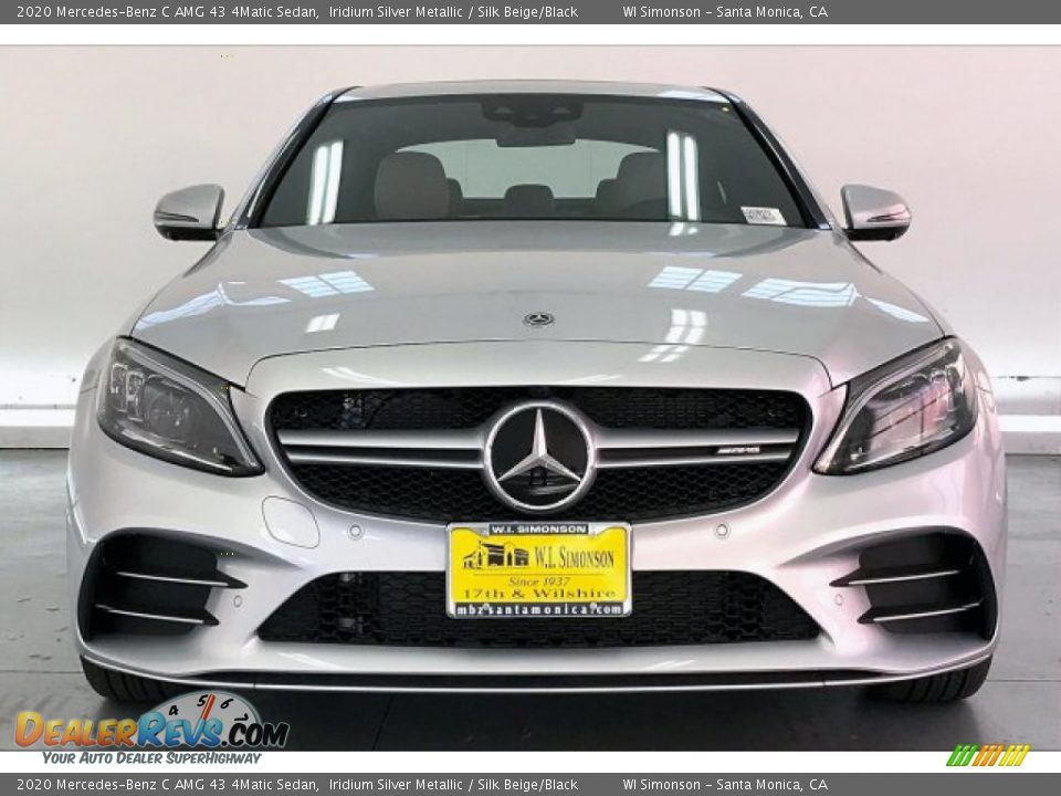 2020 Mercedes-Benz C AMG 43 4Matic Sedan Iridium Silver Metallic / Silk Beige/Black Photo #2