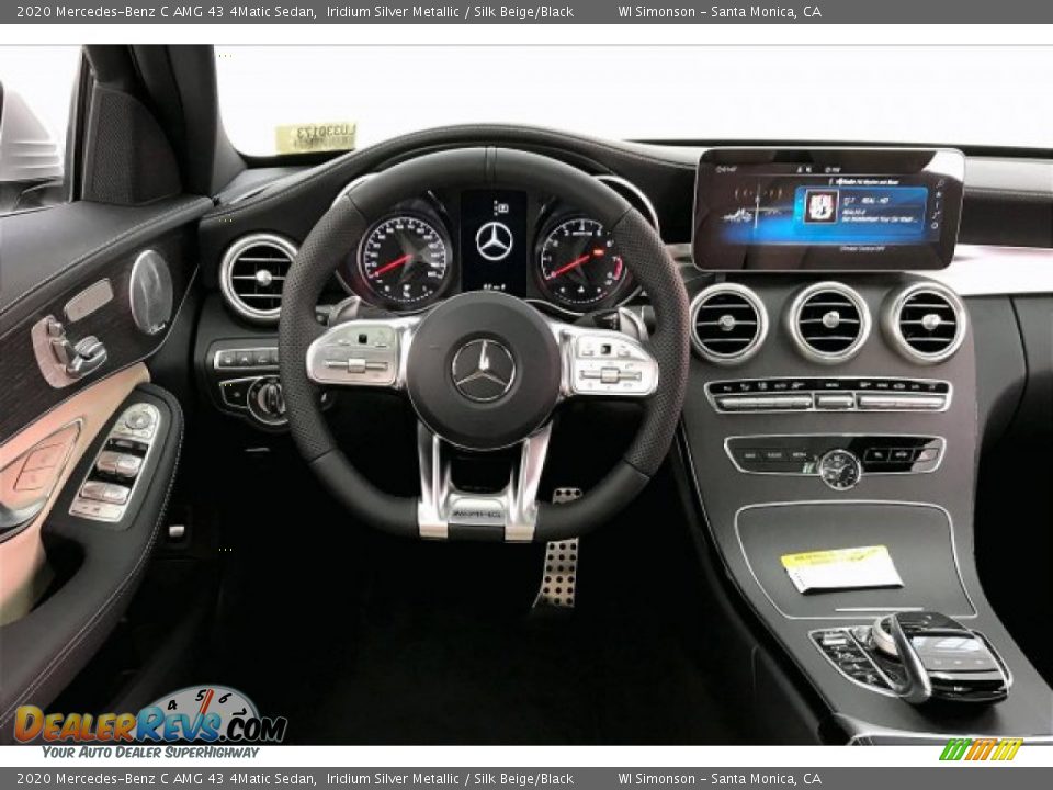 2020 Mercedes-Benz C AMG 43 4Matic Sedan Iridium Silver Metallic / Silk Beige/Black Photo #4