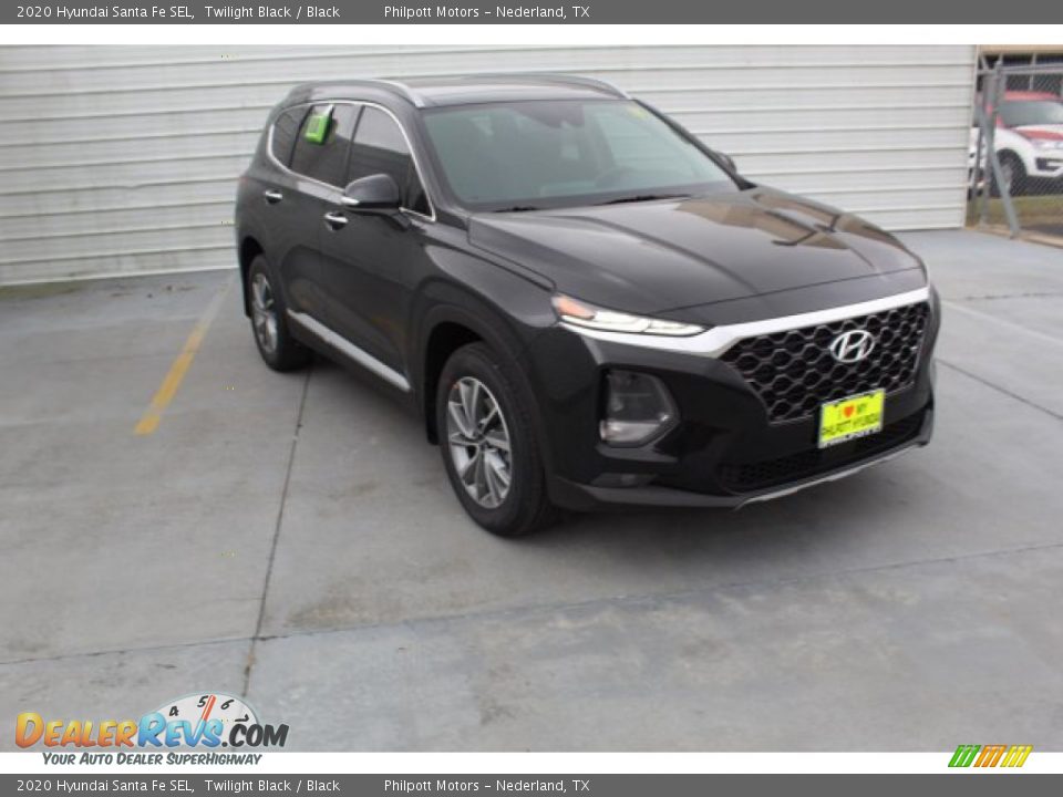 2020 Hyundai Santa Fe SEL Twilight Black / Black Photo #2