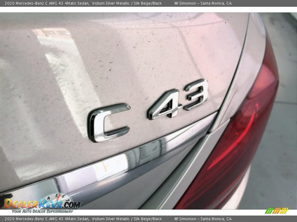 2020 Mercedes-Benz C AMG 43 4Matic Sedan Iridium Silver Metallic / Silk Beige/Black Photo #7