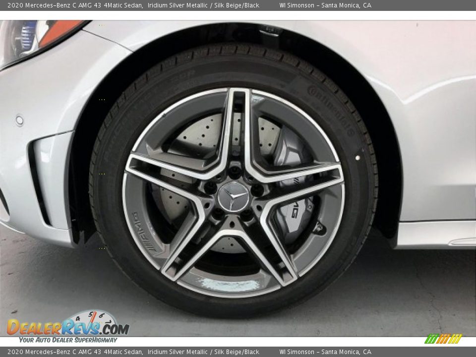 2020 Mercedes-Benz C AMG 43 4Matic Sedan Iridium Silver Metallic / Silk Beige/Black Photo #8