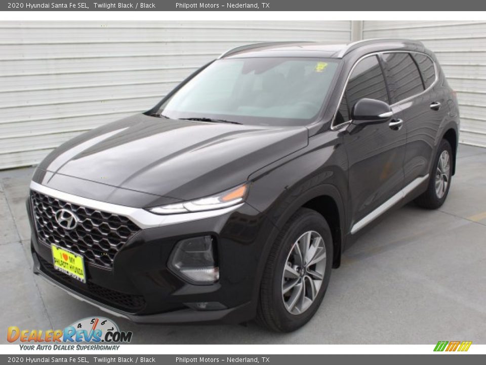 2020 Hyundai Santa Fe SEL Twilight Black / Black Photo #4