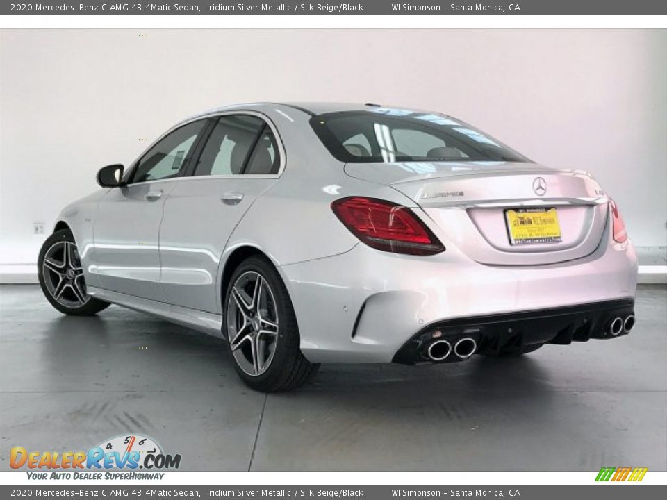 2020 Mercedes-Benz C AMG 43 4Matic Sedan Iridium Silver Metallic / Silk Beige/Black Photo #10
