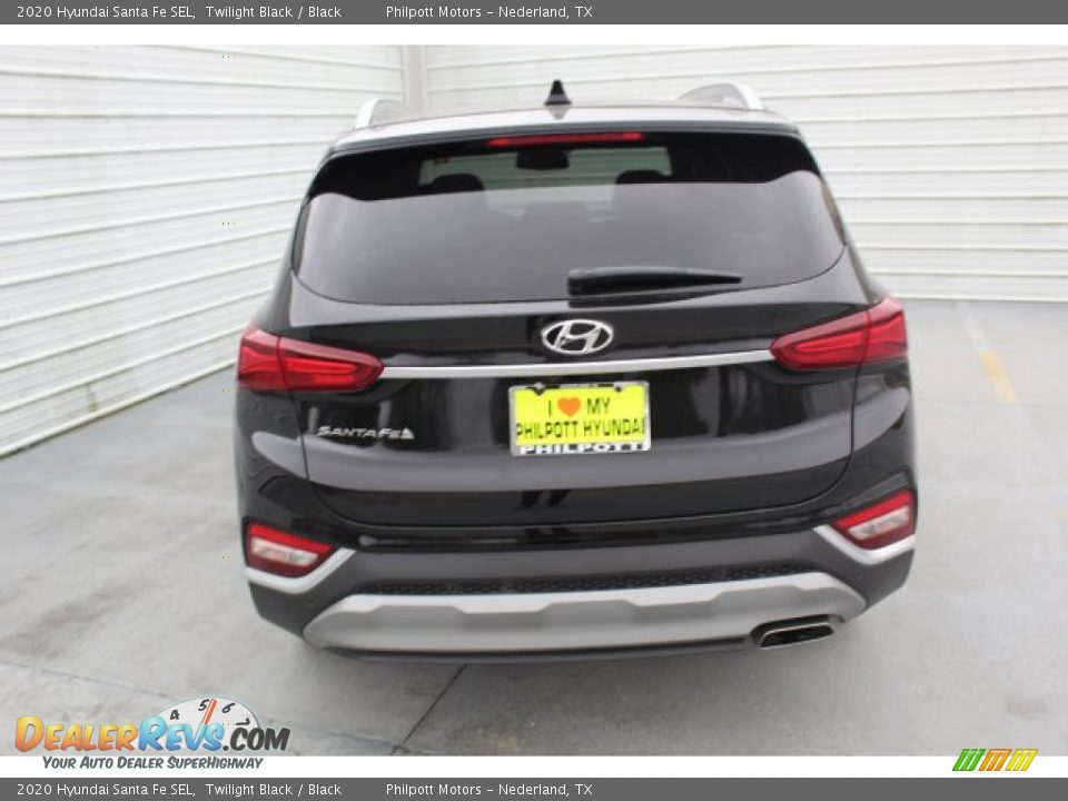 2020 Hyundai Santa Fe SEL Twilight Black / Black Photo #7