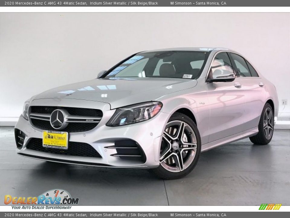 2020 Mercedes-Benz C AMG 43 4Matic Sedan Iridium Silver Metallic / Silk Beige/Black Photo #12