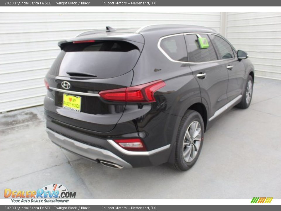 2020 Hyundai Santa Fe SEL Twilight Black / Black Photo #8