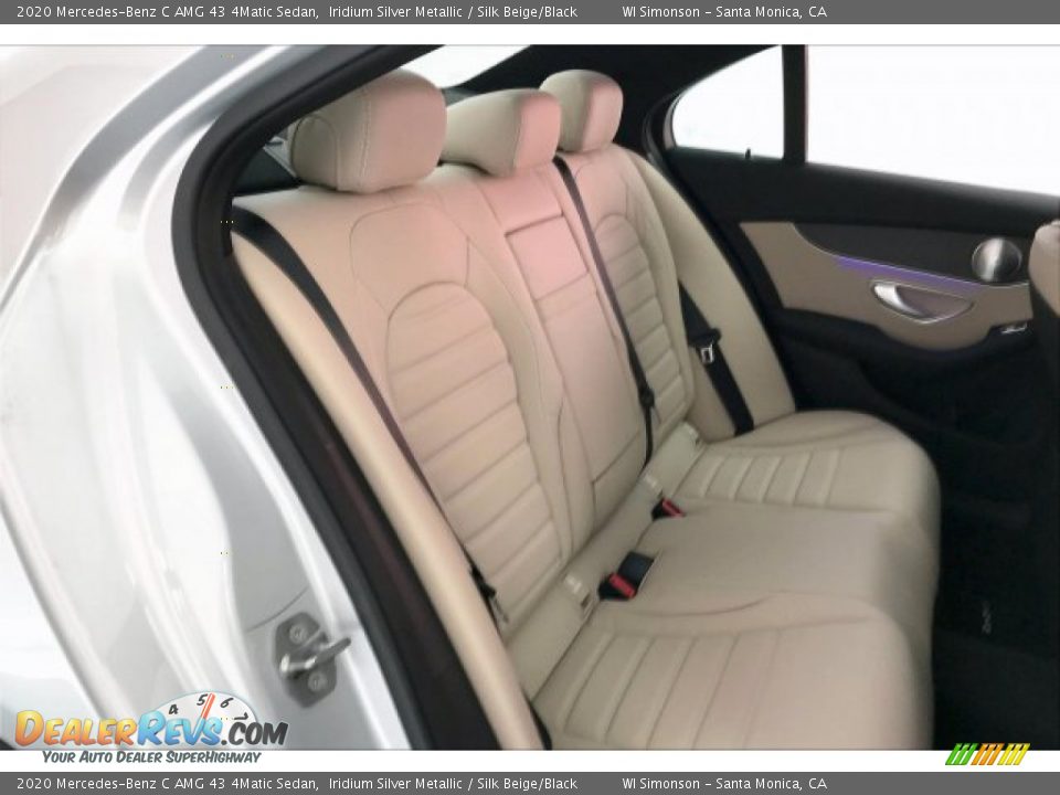 2020 Mercedes-Benz C AMG 43 4Matic Sedan Iridium Silver Metallic / Silk Beige/Black Photo #13