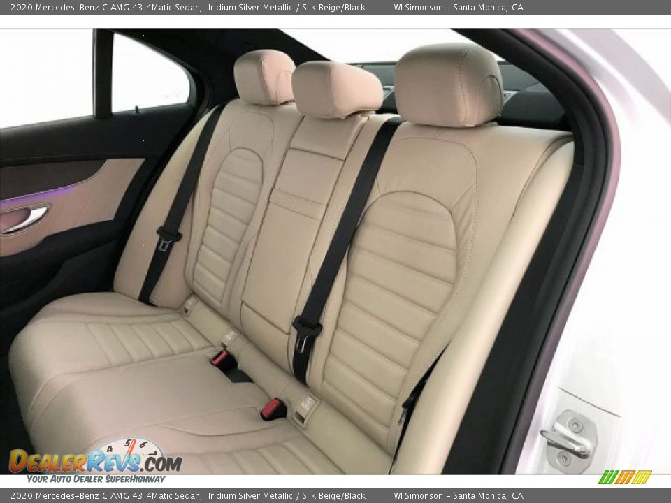 2020 Mercedes-Benz C AMG 43 4Matic Sedan Iridium Silver Metallic / Silk Beige/Black Photo #15