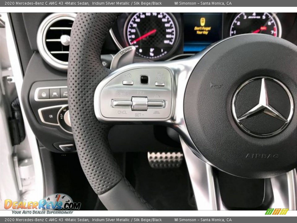 2020 Mercedes-Benz C AMG 43 4Matic Sedan Iridium Silver Metallic / Silk Beige/Black Photo #18