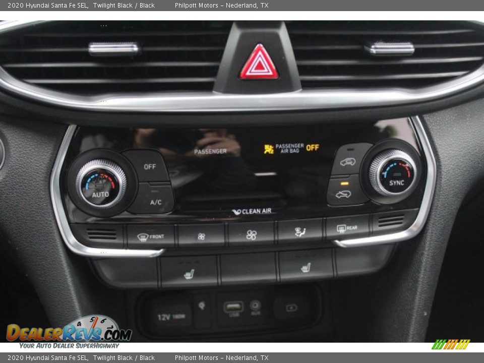 2020 Hyundai Santa Fe SEL Twilight Black / Black Photo #16