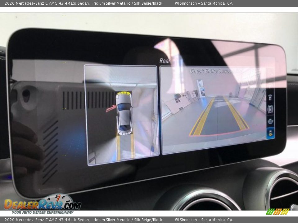 2020 Mercedes-Benz C AMG 43 4Matic Sedan Iridium Silver Metallic / Silk Beige/Black Photo #21