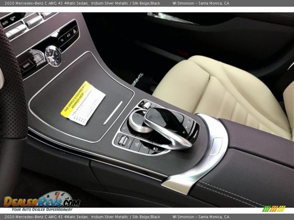 2020 Mercedes-Benz C AMG 43 4Matic Sedan Iridium Silver Metallic / Silk Beige/Black Photo #23