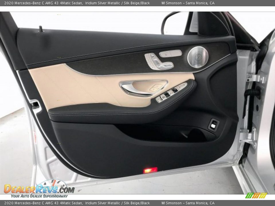 2020 Mercedes-Benz C AMG 43 4Matic Sedan Iridium Silver Metallic / Silk Beige/Black Photo #25