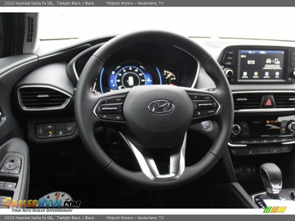 2020 Hyundai Santa Fe SEL Twilight Black / Black Photo #22