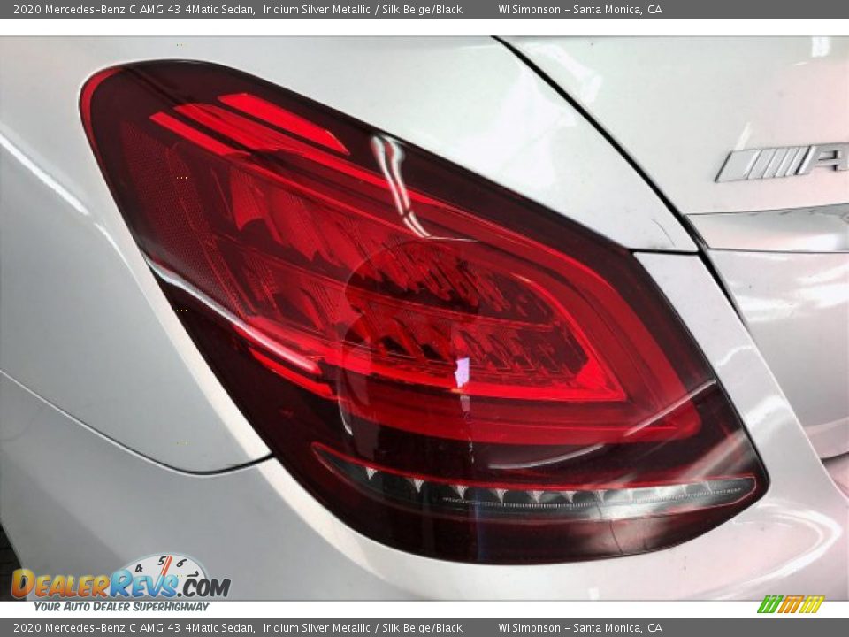 2020 Mercedes-Benz C AMG 43 4Matic Sedan Iridium Silver Metallic / Silk Beige/Black Photo #26