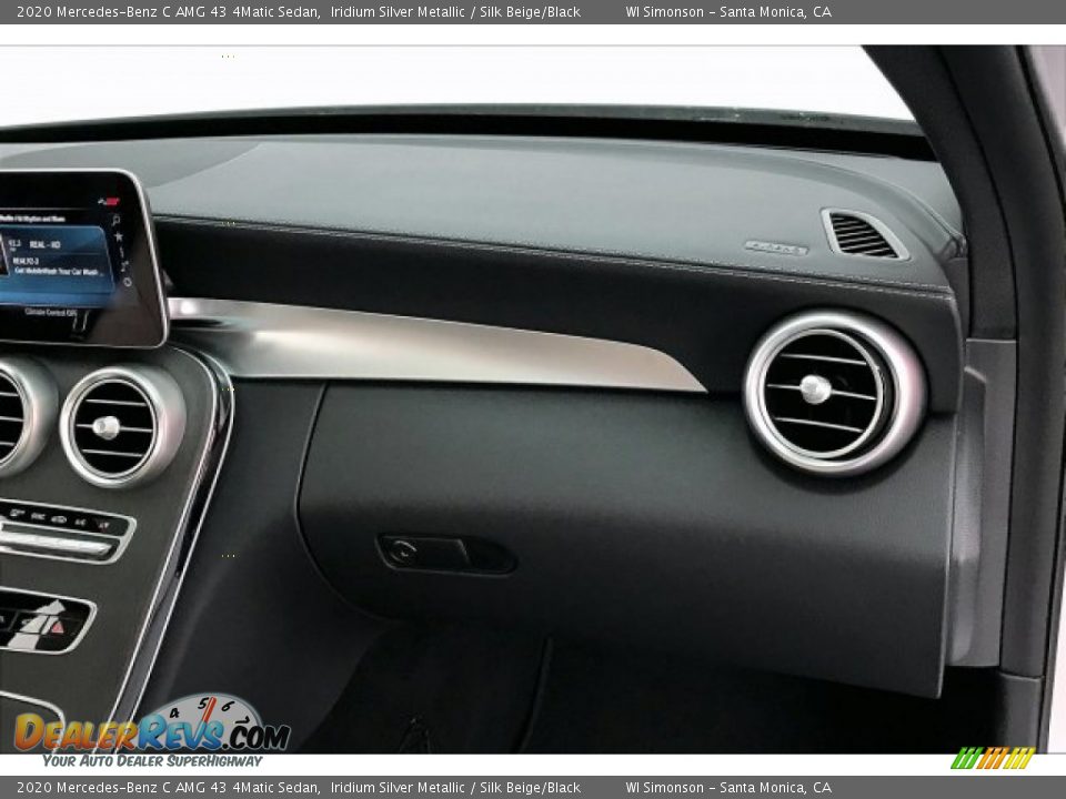 2020 Mercedes-Benz C AMG 43 4Matic Sedan Iridium Silver Metallic / Silk Beige/Black Photo #28