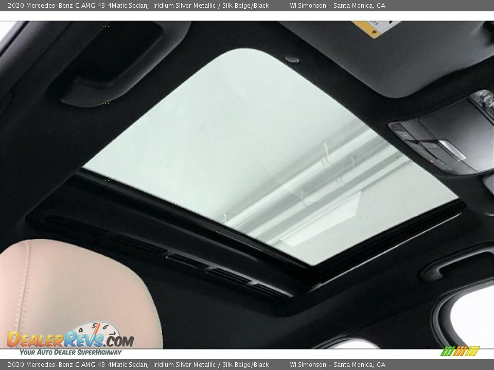 2020 Mercedes-Benz C AMG 43 4Matic Sedan Iridium Silver Metallic / Silk Beige/Black Photo #29