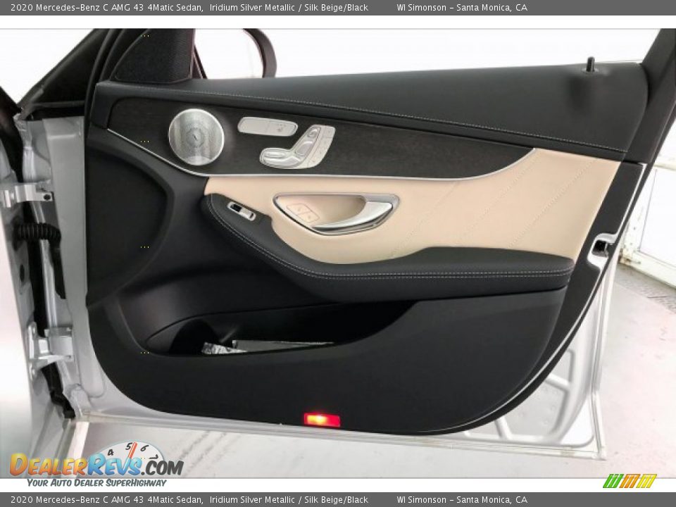 2020 Mercedes-Benz C AMG 43 4Matic Sedan Iridium Silver Metallic / Silk Beige/Black Photo #30