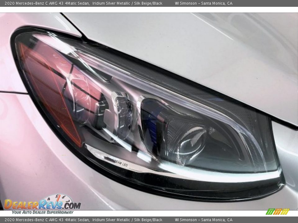 2020 Mercedes-Benz C AMG 43 4Matic Sedan Iridium Silver Metallic / Silk Beige/Black Photo #32