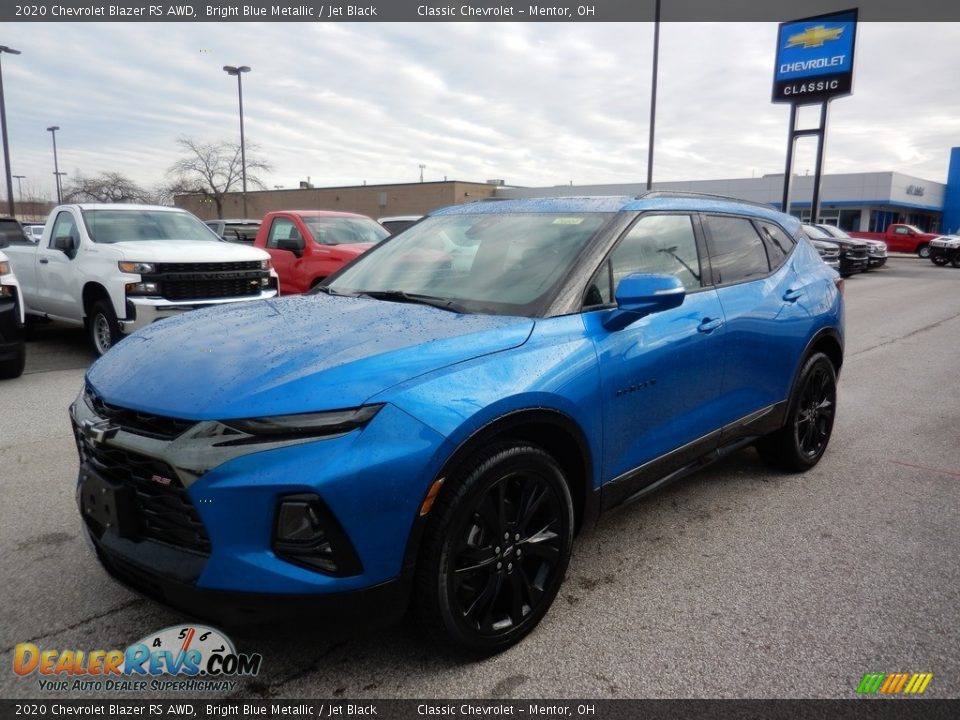 2020 Chevrolet Blazer RS AWD Bright Blue Metallic / Jet Black Photo #1