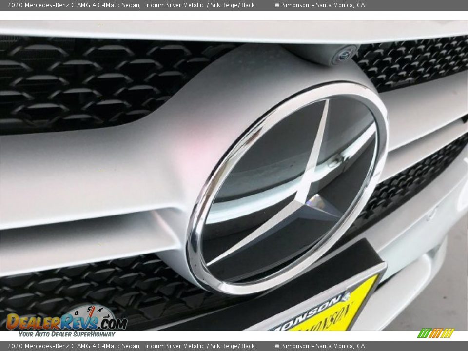 2020 Mercedes-Benz C AMG 43 4Matic Sedan Iridium Silver Metallic / Silk Beige/Black Photo #33