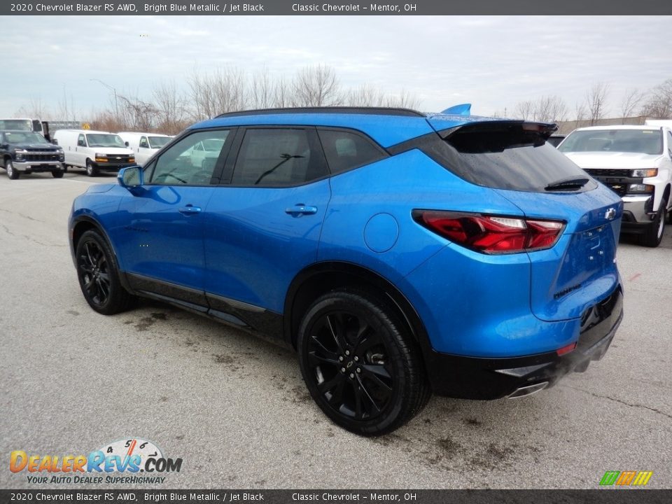 2020 Chevrolet Blazer RS AWD Bright Blue Metallic / Jet Black Photo #5