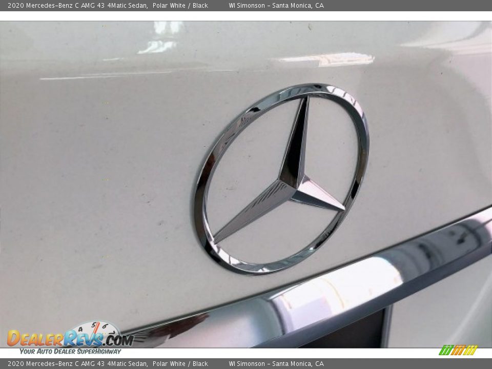 2020 Mercedes-Benz C AMG 43 4Matic Sedan Polar White / Black Photo #7