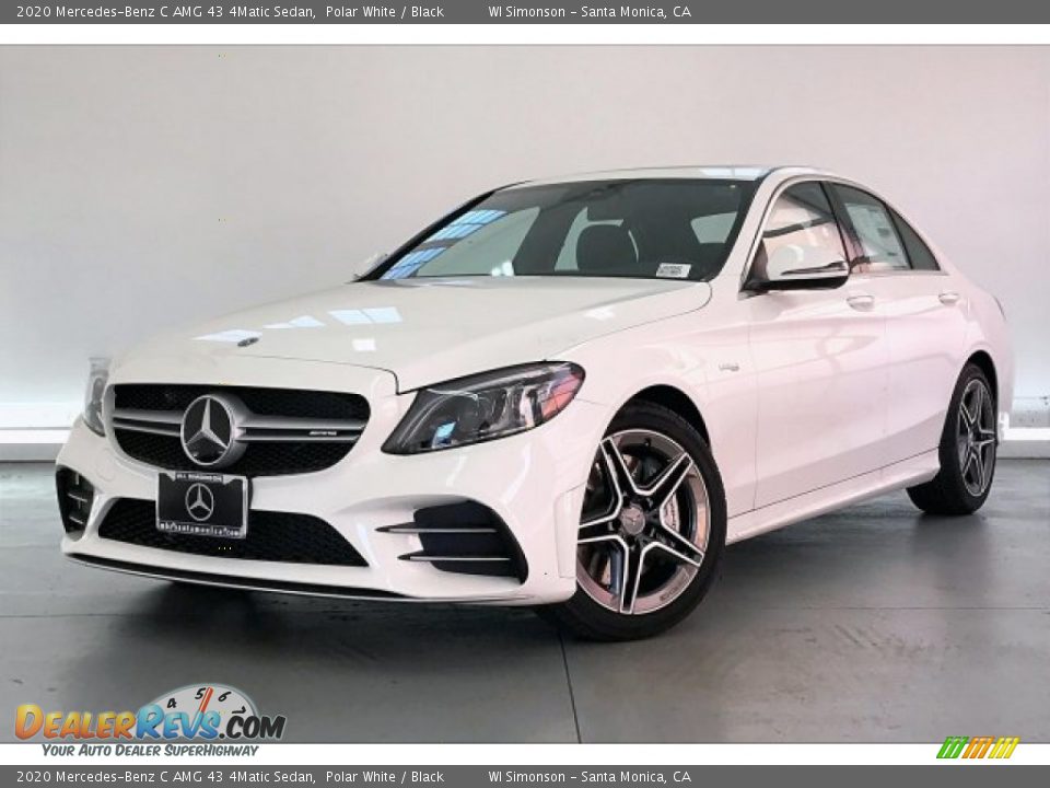 Front 3/4 View of 2020 Mercedes-Benz C AMG 43 4Matic Sedan Photo #12