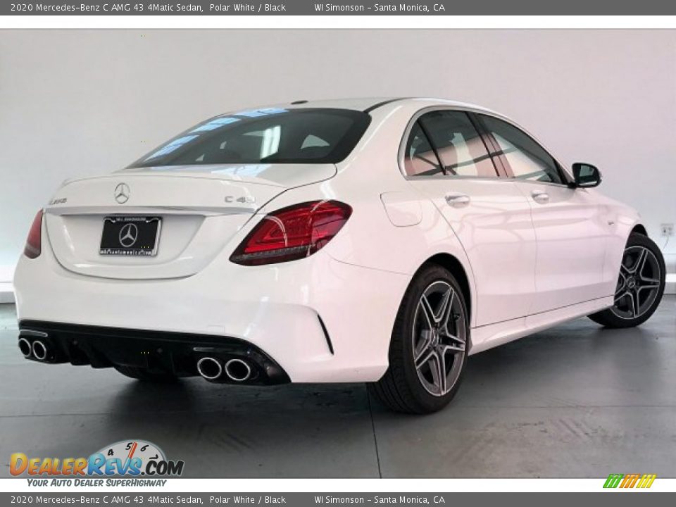 2020 Mercedes-Benz C AMG 43 4Matic Sedan Polar White / Black Photo #16