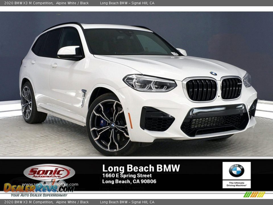 2020 BMW X3 M Competition Alpine White / Black Photo #1