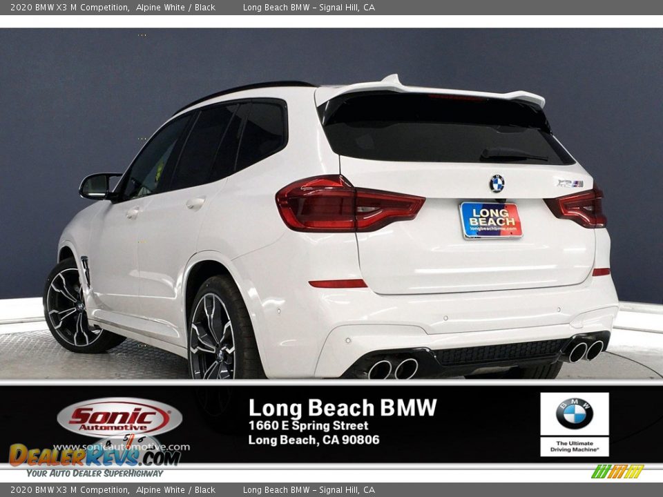 2020 BMW X3 M Competition Alpine White / Black Photo #2